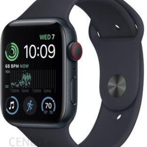 Apple Watch SE 2022 Cellular 44mm Północ z opaską sportową w kolorze północ (MNPY3WBA)