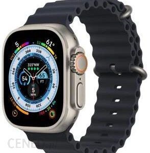 APPLE Watch Ultra Cellular 49mm Tytanowy z opaską Ocean w kolorze północ (MQFK3WBA)