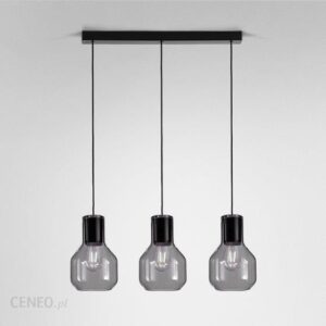 Aqform Lampa Wisząca Modern Glass Barrel Sp E27 X3 Phase-Control - Czarny Struktura (506320000U8Ph12)