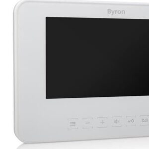 Byron Wideodomofon Dic24312 Biały Czarny
