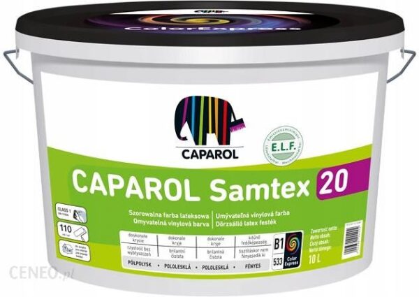 Caparol Samtex 20 Farba Do Ścian I Sufitów 2