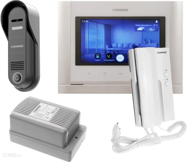 Commax Zestaw Wideodomofonowy Z Monitorem 7" I Kamera Unifon ZW22070