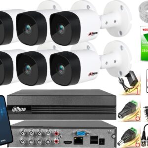 DAHUA OFERTA MONITORINGU 2 MPX 6X HAC-B2A21-0360B