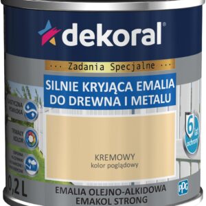 DEKORAL EMAKOL STRONG kremowy 0