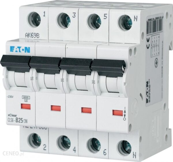 Eaton Cls6-b10/3n Wyłącznik Nadprądowy 270474
