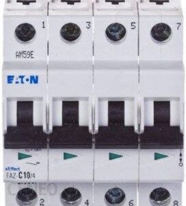 Eaton Wyłącznik nadprądowy 4P C 10A 15kA AC FAZ C10 4 279057