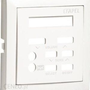 Efapel Aquarella Element Centralny Do Sterownika Dźwięku Aluminium 90715TAL