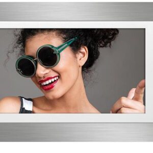Eura-Tech Wideodomofon ''Eura'' Vdp-00C5 - Biały Monitor 7'' (C51A101)
