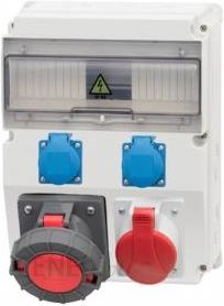 F-Elektro Rozdzielnia Caja 32A 5P 63A 2X230V 12 Modułów F30836