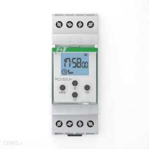 F&F Filipowski Zegar Sterujący Cyfrowy Astronomiczny 1P 16A 24-264Vac/Dc 2M Z Nfc (PCZ5253PLUS)