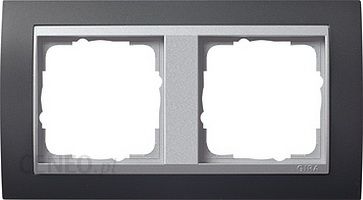 i-gira-ramka-podwojna-aluminiowy-event-antracytowy-021281 Gira Ramka podwójna aluminiowy Event antracytowy 021281