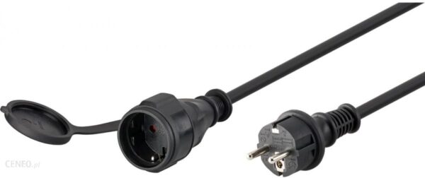 Goobay Przedłużacz 1-Gniazdo Z/U 5M /H07Rn-F 3X1