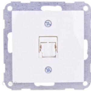 Hager Polo Fiorena Gniazdo Komputerowe Pojedyncze Rj45 Kat.5E Białe (22015702)