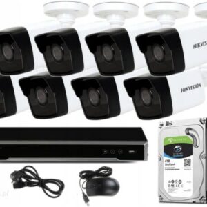 HIKVISION MONITORING IP 4MPX KAMERY ZEWNĘTRZNE POE