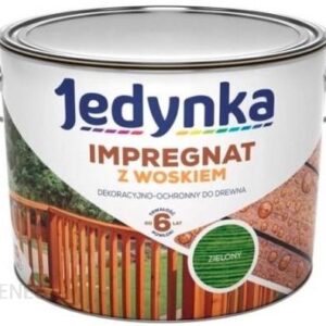 Jedynka Impregnat Do Drewna Z Woskiem Zielony 11L