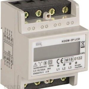 Kanlux Licznik Zużycia Energii Elektrycznej Kdem-3P Lcd 19344