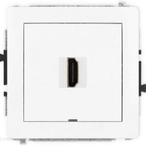 Karlik Gniazdo HDMI 2.0 Pojedyncze Biały DHDMIBO3