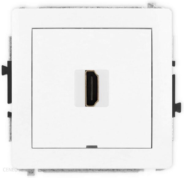 Karlik Gniazdo HDMI 2.0 Pojedyncze Biały DHDMIBO3