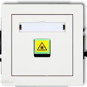 Karlik Mechanizm Gniazda Światłowodowego Optycznego Pojedynczego Biały Deco (DGOP1)