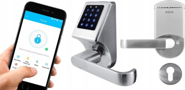 Klamka Zamek Bluetooth Dotyk Sms Nfc