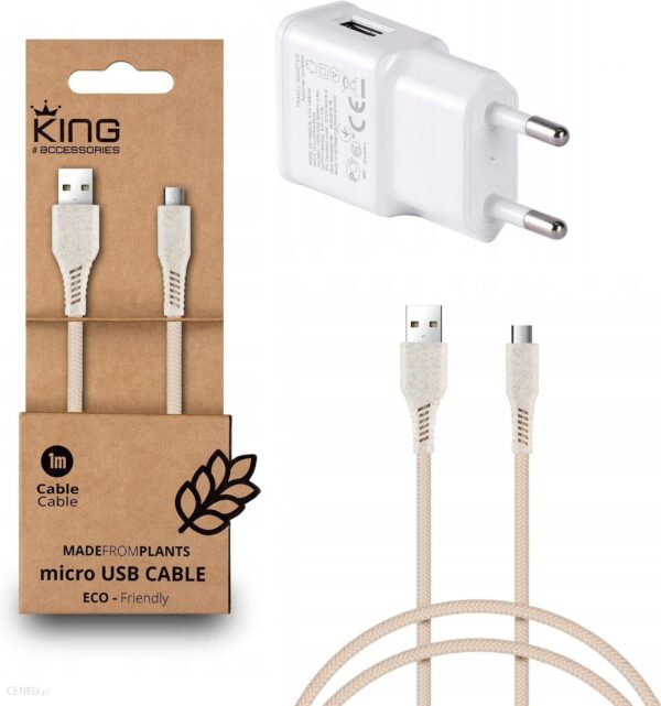 Ładowarka Sieciowa Kostka +Przewód Kabel Micro Usb (bd41a4cd-6902-4fbd-bab8-72f3baebabeb)