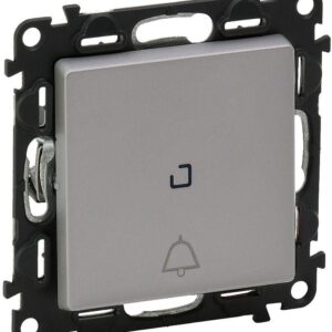 Legrand Przycisk Podświetlany Z Symbolem Dzwonka Aluminium 752316