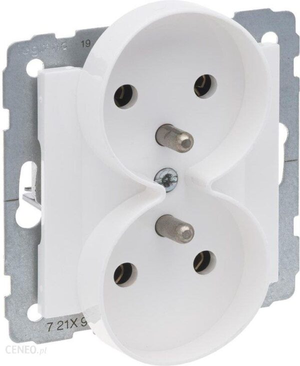 Legrand Suno Gniazdo 2-krotna 2P+Z 16A 250V Biały 721191