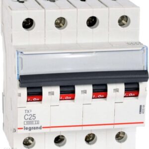 LEGRAND Wyłącznik nadprądowy 4-polowy 605672