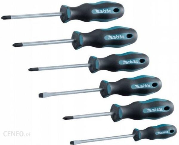 Makita Zestaw Wkrętaków 6szt. Sl + Ph Pz E10528