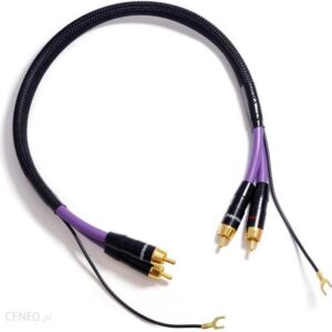 MELODIKA KABEL 2XRCA PHONO DO GRAMOFONU Z ŻYŁĄ UZIEMIAJĄCĄ-3M (MDPH30)