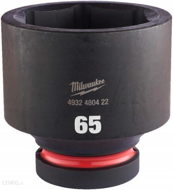 Nasadka udarowa 1'' 65 mm 6 kąt krótka Milwaukee 4932480422
