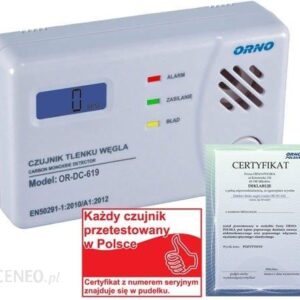 Orno Czujnik tlenku węgla czadu bateryjny 3x1