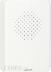 Orno Dzwonek Przewodowy Elektroniczny Jednotonowy Lark Maxi Ac 230V Biały (ORDPMR161W)