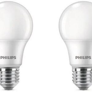 Philips Żarówka światła LED 8W/827 (60W) frosted 2-pack E27 (929002306282)