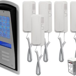 Radbit Zestaw 5-Rodzinny Panel Domofonowy Z Szyfratorem Brc10 Mod (Zr12322)