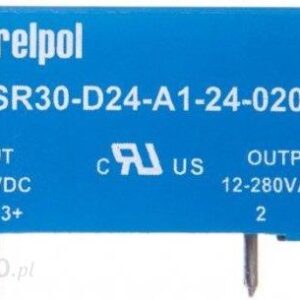 Relpol Przekaźnik półprzewodnikowy jednofazowy 2A 18-32V DC RSR30-D24-A1-24-020-1 2611990