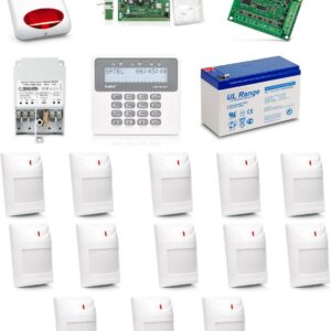 Satel Zestaw Alarmowy Perfecta 16 Klawiatura Lcd 13 Czujników Ruchu Sygnalizator Zewnętrzny Powiadomienie Gsm (AP26)