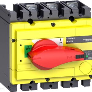 Schneider Electric Rozłącznik Mocy Kompaktowy Ins250 Żółto-Czerwony 160A 3P (31124)