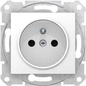 Schneider Electric Sedna Gniazdo Pojedyncze 2P+PE Z Przesłonami Biały SDN2800121