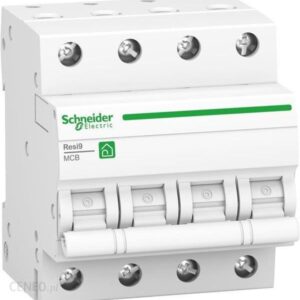 Schneider Resi9 Mcb 4P C 13A 6000A Miniature Circuit Breaker (R9F24413)