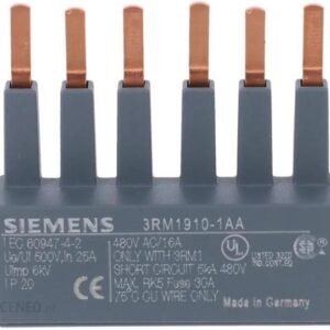 Siemens 3-Fazowa Listwa Zasilająca Do 2 Hybrydowych Układów Rozruchowych Akcesoria Do Sirius 3Rm1 3Rm1910-1Aa (30_500102)