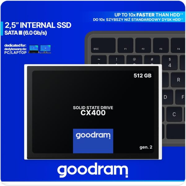 SSD Goodram 512Gb Cx400 G.2 2