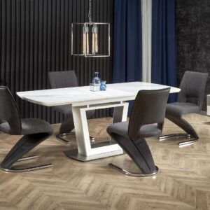 Stół Blanco 160(200)X90 Biały Marmur Rozkładany V-Ch-Blanco-St