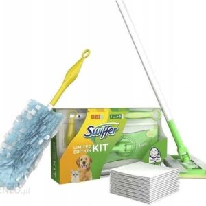 Swiffer Mop Zestaw 8Szt. Dry Szmatki Suche + Miotełka Do Kurzu