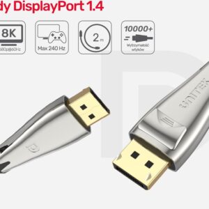 Unitek Przewód Displayport 1.4 8K 60Hz 2m C1608Bni