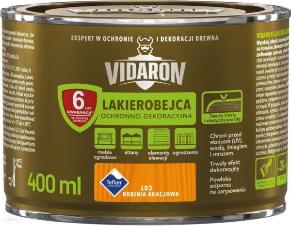 Vidaron Lakierobejca Ochronno-Dekoracyjna L03 Robinia Akacjowa 0