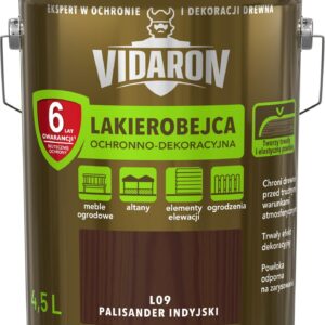 Vidaron Lakierobejca Ochronno Dekoracyjna L09 Palisander Indyjski 4