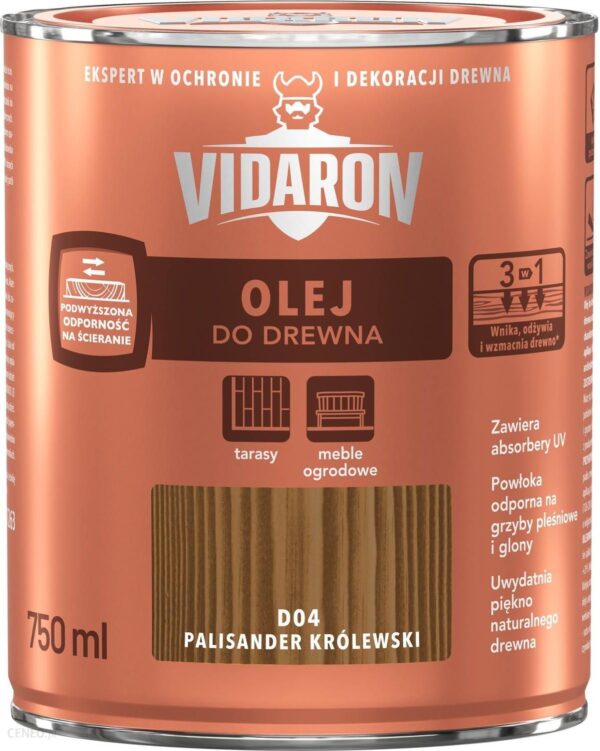 Vidaron Olej Do Drewna D04 Palisander Królewski 0