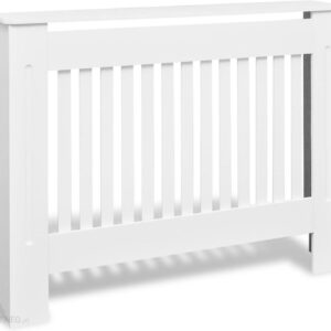 Vidaxl Biała Osłona Na Kaloryfer 112 cm
