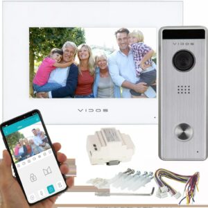 Vidos Wideodomofon WIFI X M10W-X + S10 FullHD Android Podczerwień MicroSD